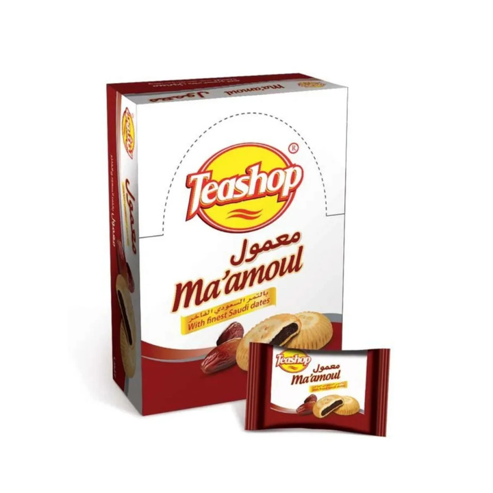 Teashop Maamoul Dadelkoekjes 12x35 gram Traditionele Midden‑Oosterse Koekjes met Dadelvulling