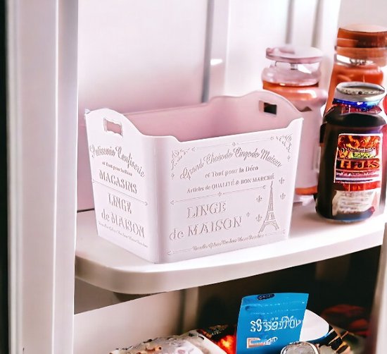 Emhouse Paris opbergmand Roze 2x3L