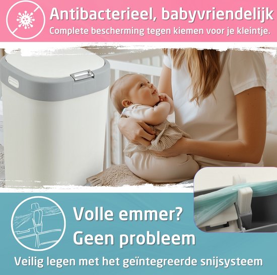 Parpalinam Luieremmer 19L inclusief 1 Navulcassette