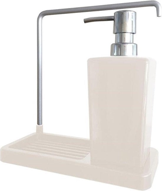 Primanova Luna Zeepdispenser met hanger voor keukendoekje Beige