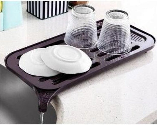 Nandy Keuken Afdruiprek met lekbak Roze