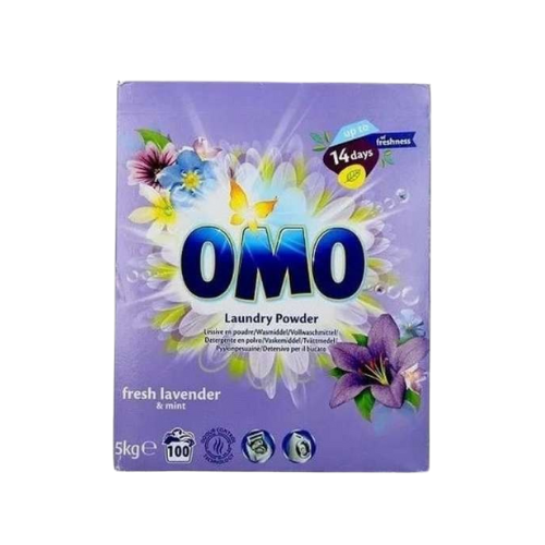 Omo Lavendel Waspoeder 5 KG 100 Wasbeurten