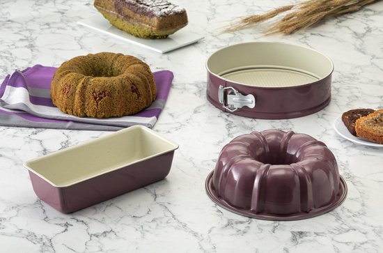 Nandy Cakevormen Set van 3 Paars