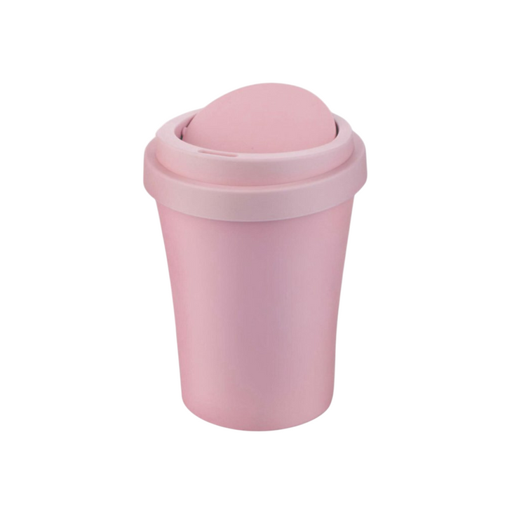 Emhouse Tafelprullenbak met swingdeksel Roze