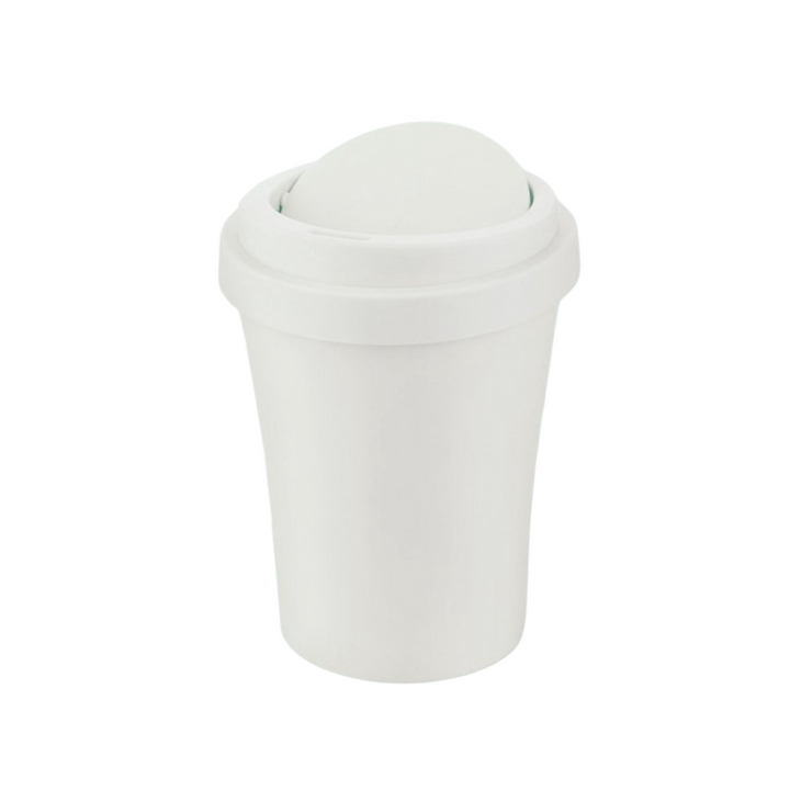 Emhouse Tafelprullenbak met swingdeksel Wit