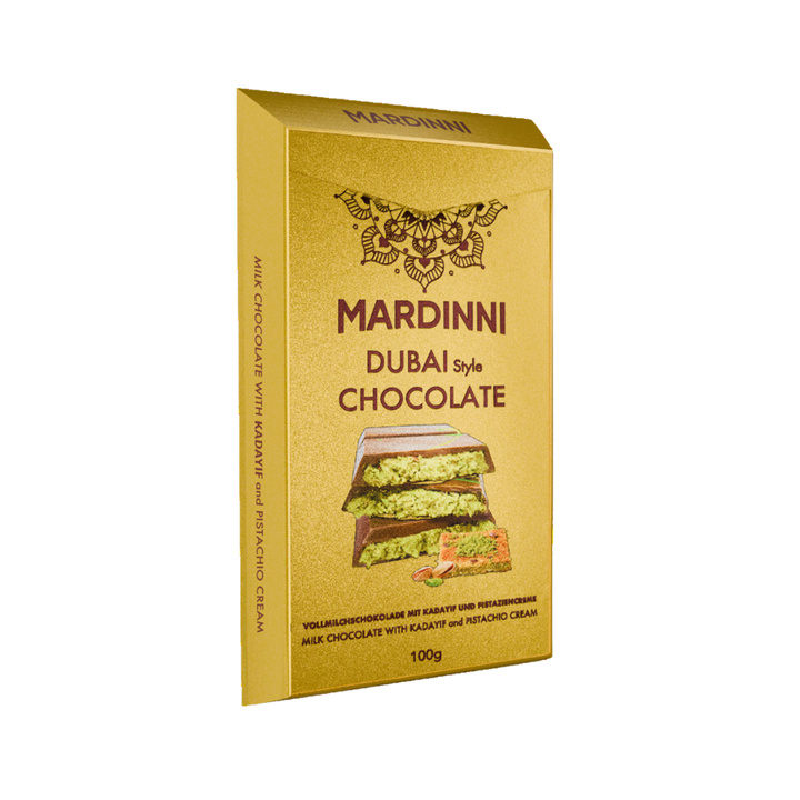 Mardinni Dubai Chocolade Pistache Kunafah Melk 100 gram