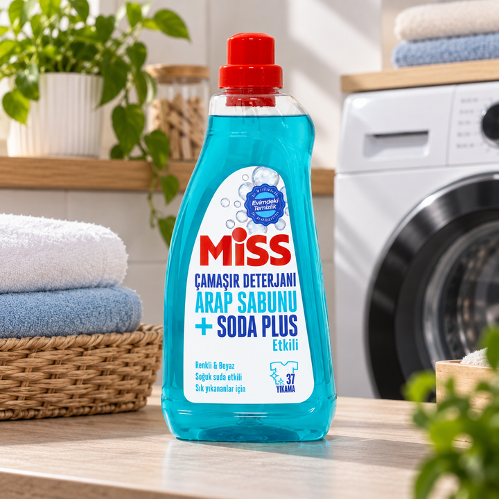 Miss Vloeibaar Wasmiddel Arap Sabunu + Soda Plus 37 Wasbeurten 1500ml